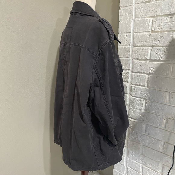 Men’s Old Navy Charcoal Military Jacket - Picture 4 of 5